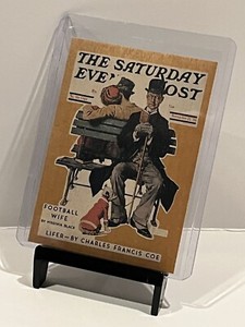 1993 COMIC IMAGES NORMAN ROCKWELL TRADING CARD WOOD CARD SUBSET W5
