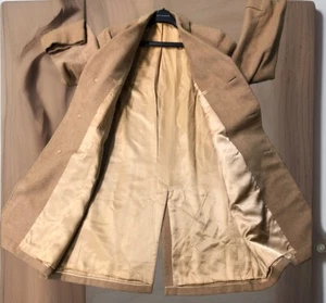 Vintage Men's Austria Union Made 100% Camel Hair Wool Coat 70’s - Picture 1 of 15