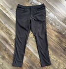 LULULEMON  Men's ABC Slim-Fit 5 Pocket Black  Pants Warpstreme SZ 36 INSEAM 30
