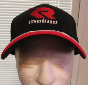 Rosenbauer Firefighting Technology Black & Red Adjustable Back Flame Cap / Hat - Picture 1 of 5