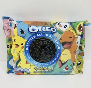 ⭐️Oreo Edizione Limitata Pokemon Biscotti al Cioccolato 1 Confezione Nabisco PIKACHU Mew - Foto 1 di 4