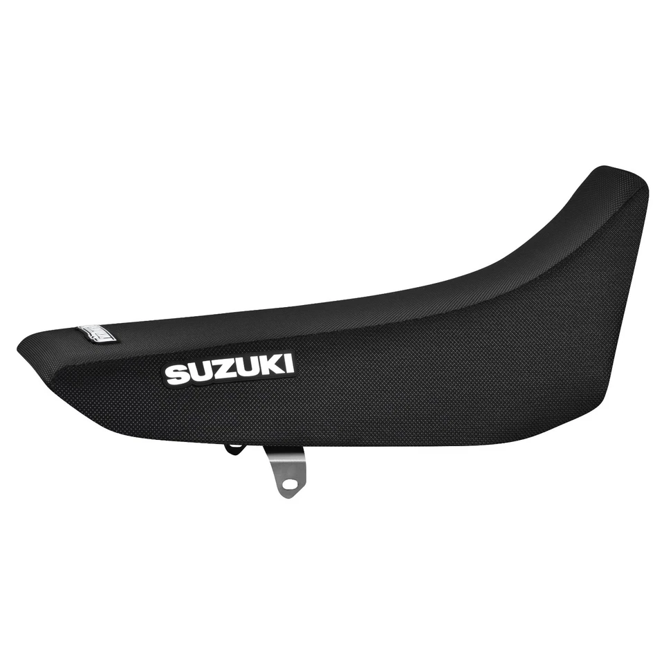 Cubierta de asiento con pinza Suzuki DR 250 DR 350 TODO NEGRO LOGOTIPO ESTÁNDAR #289 Foto 1 de 3