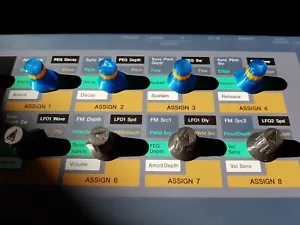 Set of 10 - Synth Knob Yamaha AN1X CS1X CS2X Ersatzknopf Drehregler Poti - Bild 1 von 12