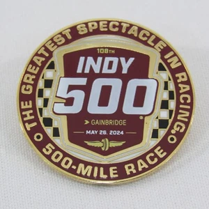 2024 Indy 500 Lapel Pin 108TH Running Greatest Spectacle In Racing 500 Mile Race - Picture 1 of 10