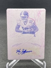 VAN JEFFERSON RC AUTO 1/1 LEAF FLASH PRINTING PLATE MAGENTA SSP 