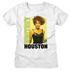 Whitney Houston Pretty Sexy Leather Dress Women's T Shirt R & B Pop Music Merch