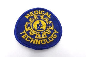 Parche bordado emblema cosido tecnología médica vintage BONITO - Imagen 1 de 2
