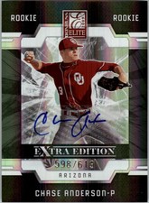 2009 Donruss Elite Extra Ed Signature Turn of the Century #105 Chase Anderson/25
