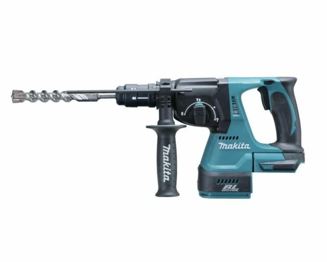 Makita DHR243Z 18V Cordless Hammer Drill - Black/Blue