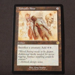 Ashnod's Altar Schematic Magic The Brothers' War: artefactos de marco retro raro 67 casi nuevo - Imagen 1 de 6
