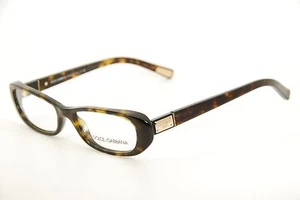 Gafas raras auténticas Dolce & Gabbana DG 3120 502 52 mm con marcos dorados Habana - Imagen 1 de 6