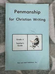 Rod and Staff Penmanship for Christian Writing —Teacher's Guide, Grade 4 - Picture 1 of 6