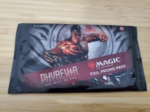 x1 MTG FOIL Paquete Promocional Sellado ~ Phyrexia All Will Be One ~ Magic the Gathering - Imagen 1 de 3