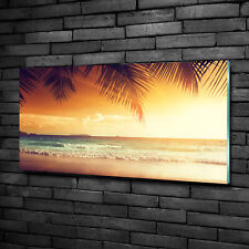 Wandbild aus Plexiglas® Druck auf Acryl 100x50 Landschaften Tropischer Strand