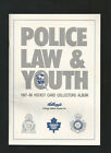 KELLOGG'S & LONDON POLICE 1987-88 HOCKEY CARD ALBUM NEVER USED MINT 