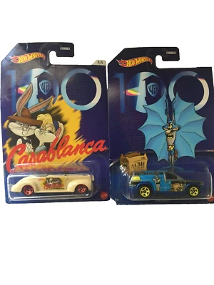 Hot Wheels WB 100 años '40 Ford Cupé Casablanca y Fandango Lote de 2 Foto 1 de 4