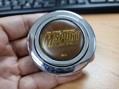 rare jdm Msport The street weapons horn button nissan honda mazda toyota - Image 1 of 4