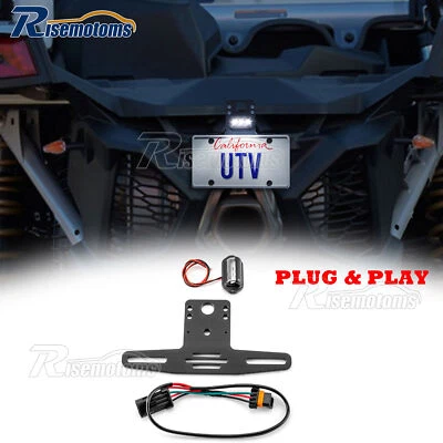 LED License Plate Light fit Can-AM Maverick X3 Max R 2017-2025 Plug & Play - Image 1 of 4