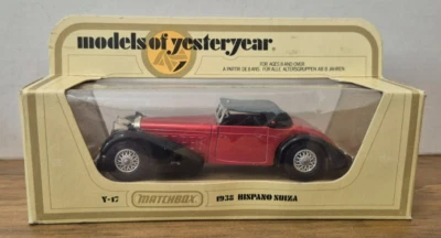 Y 17 1938 Hispano Suiza Models of Yesteryear Matchbox  zweifarbig in I Box - Bild 1 von 2