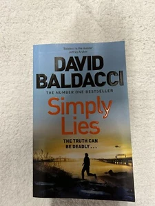 SIMPLY LIES THE TRUTH CAN BE DEADLY NOVEL THRILLER OF DAVID BALDACCI BESTSELLER - Imagen 1 de 8