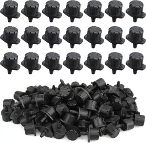 100Pcs Drip Irrigation Emitters,Adjustable Irrigation Drippers Sprinklers,1/4 In - Picture 1 of 7