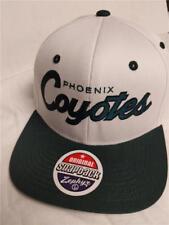 New Phoenix Coyotes Mens Size OSFA Retro Vintage Flatbrim Snapback Hat