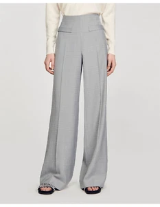 Sandro Beha High Waisted Flared Leg Hose, Style # SFPPA01362, Größe 38 FR/6 US - Bild 1 von 13