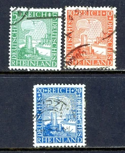 Briefmarken Deutschland, Scott # 347-349 gebraucht, kompletter Satz - Bild 1 von 1