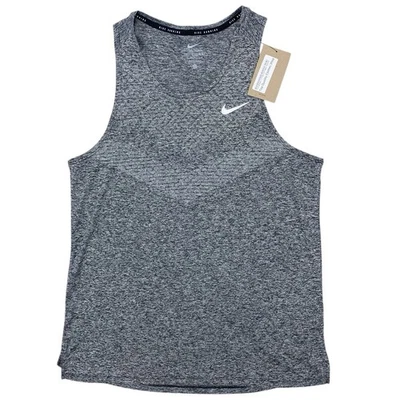 Camiseta sin mangas para correr Nike Stride Dri-FIT ADV para hombre talla M gris humo HV5210-011 Foto 1 de 4