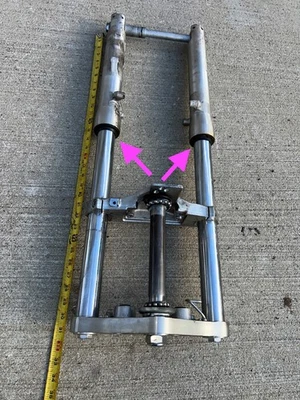 HONDA Shadow Spirit VT 750 VT750C2 2009 horquillas delanteras tubo de choque eje triple árbol Foto 1 de 4