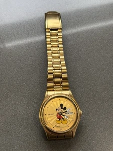 HERREN DISNEY MICKEY MOUSE SEIKO STARBURST DATE DAY SPORTUHR - Bild 1 von 9