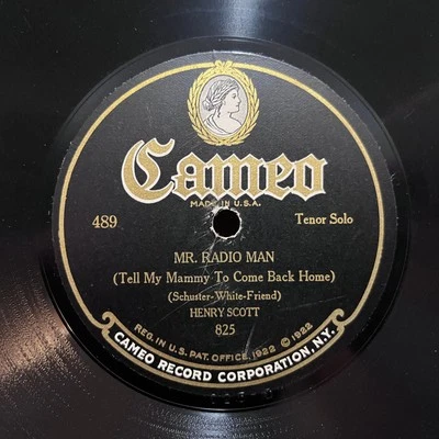 HENRY SCOTT / FRED HUGHES (1924 Cameo) - 10" Shellac 78RPM Record - E+ - Image 1 of 4