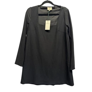 Neu mit Etikett schwarzes Middleton-Minikleid mit Biesen Größe M | Langarm | klassische A-Linie - Bild 1 von 9