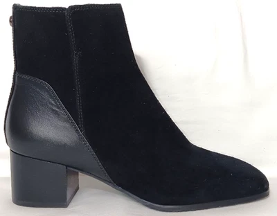 Donald Pliner Kelsee Women's Black Suede Heels Bootie Boots Size 7.5 M NEW - Image 1 of 4