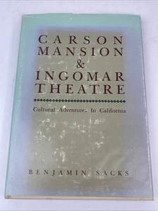 1979 Carson Manor & Ingomar Theatre Sacks HC/DJ Cultural Adventures CA - Picture 1 of 20