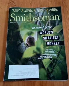 Smithsonian Magazine February 2025 in Search of Worlds Smallest Monkey FREE SHIP - Picture 1 of 3