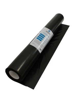 Baufolie schwarz 200 µ 2 x 25 m = 50 m² Gartenfolie Teichfolie Abdeckfolie 50m² - Bild 1 von 3