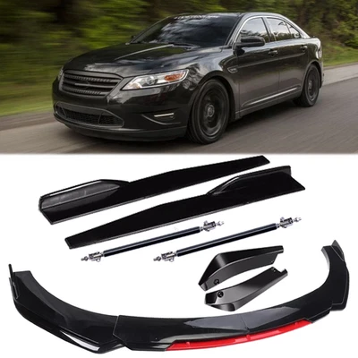 Front Bumper Lip Spoiler Splitter Body Kit Side Skirt Rear Lip For Ford Taurus A — 第 1/4 张图片