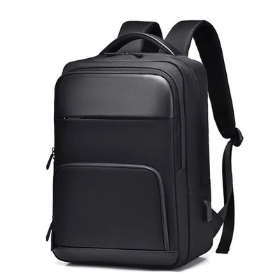 Mens Business Laptop Backpack Waterproof Travel School Work Bag - Image 1 of 4