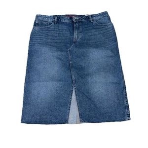 Lucky Brand Women's Midi Denim Skirt | Joyous Shouts ( Blue) | Sz-18 - Picture 1 of 12