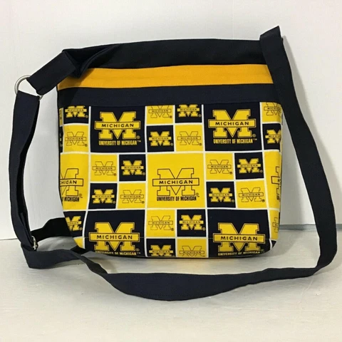 University of Michigan Wolverines Canvas Bag Adjustable Shoulder Strap Cover