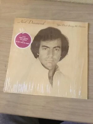 Neil Diamond "You don't bring me flowers" 1978 LP  In Shrink  NM/NM - Image 1 of 4