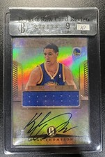 2012-13 Gold Standard Rookie Auto Jersey RPA Klay Thompson BGS RCR 9 PMJS