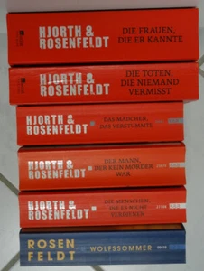 **Ein Fall für Sebastian Bergman * Band 1 bis 5 *Wolfssommer Hjorth & Rosenfeldt - Bild 1 von 5