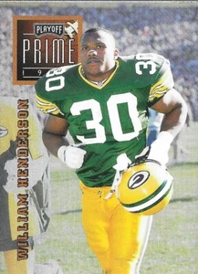 1996 Playoff Prime #54 William Henderson - Picture 1 of 1
