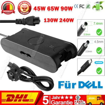 NEU Netzteil Ladegerät Für Dell Inspiron Latitude XPS Laptop Notebook EU Stecker - Bild 1 von 4