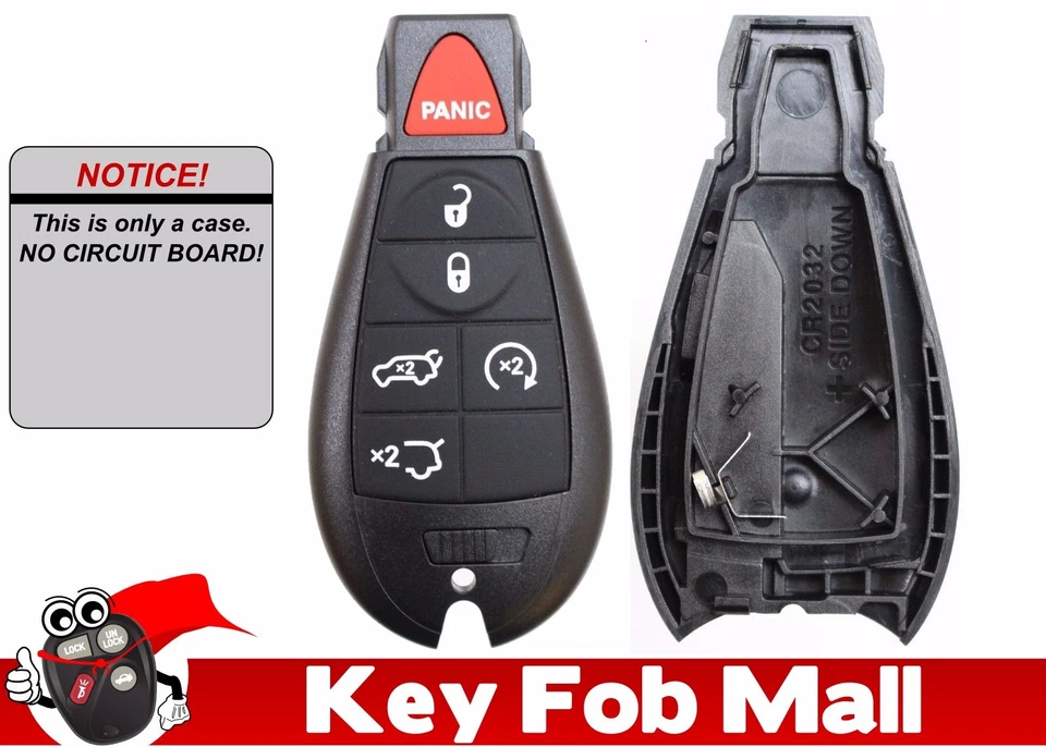 NEW 6BTN Keyless Entry Key Fob Remote CASE ONLY For a 2011 Jeep Grand Cherokee - Image 1 of 4