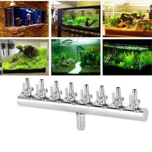 Edelstahl Fisch Tank Luft Pumpe Splitter Verteiler Aquarium Sauerstoff Rohr - Bild 1 von 11