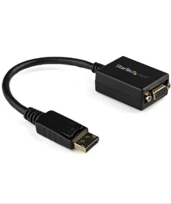 StarTech.com DisplayPort to VGA Adapter - Active DP to VGA Converter - 1080p Vid - Image 1 of 4
