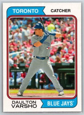 2023 Topps Heritage #224 Daulton Varsho - Image 1 of 2